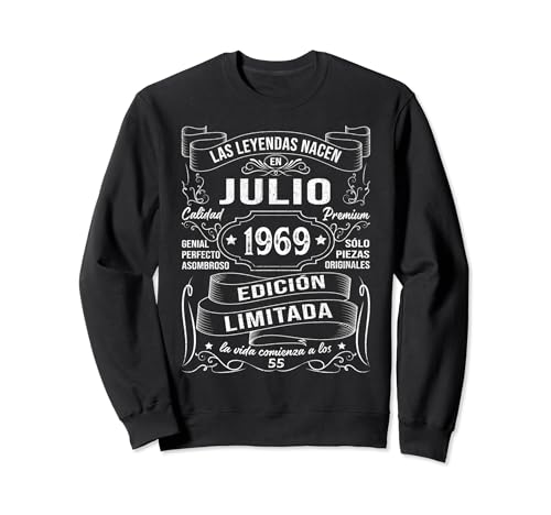 Comprar Las Leyendas Nacen En Julio 1969 Regalos Regalo 55 Años Cumpleaños Sudadera Ofertas 2024 | regaloscumple.com