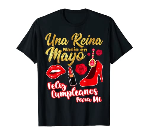 Consigue ahora Reina Nacio Navidad En Mayo Feliz Cumpleaños Mayo Aniversario Camiseta Ofertas 2024 | regaloscumple.com
