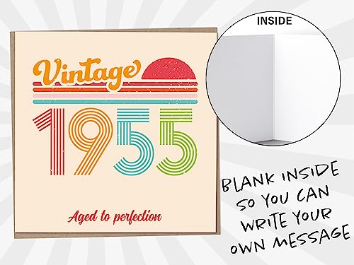 Oferta Flash Tarjeta 68, 1955, a perfección, tarjeta hombres mujeres, cumpleaños tarjetas para