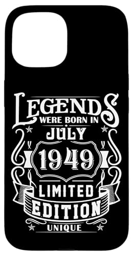 Consigue ahora Carcasa para iPhone 15 Cumpleaños Julio Promoción 1949 Edición Limitada Regalo Legend July Top Precio 2025 | regaloscumple.com