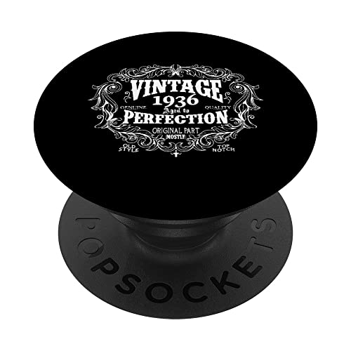 Consigue ahora Nacido en 1936 regalos Regalos cumpleaños 87 cumpleaños 87 años PopSockets PopGrip Intercambiable Top Precio 2025 | regaloscumple.com