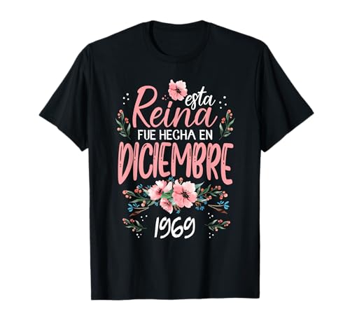 Comprar Hecha En Diciembre 1969 Mujer Regalo 55 Catálogo Años Cumpleaños Camiseta Top Precio 2024 | regaloscumple.com