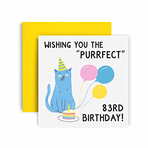 Comprar Huxters Tarjetas cumpleaños para mujer tarjeta cumpleaños número 83 para ella divertidas tarjetas cumpleaños para mamá abuela niñera nana bonita tarjeta BlackFriday cumpleaños 83 con sobre (83) Ofertas 2024 | regaloscumple.com