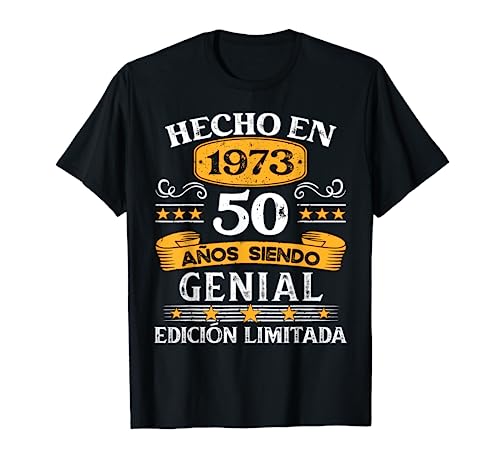 Oferta 50 Años Regalo Hecho 1973 En Camiseta