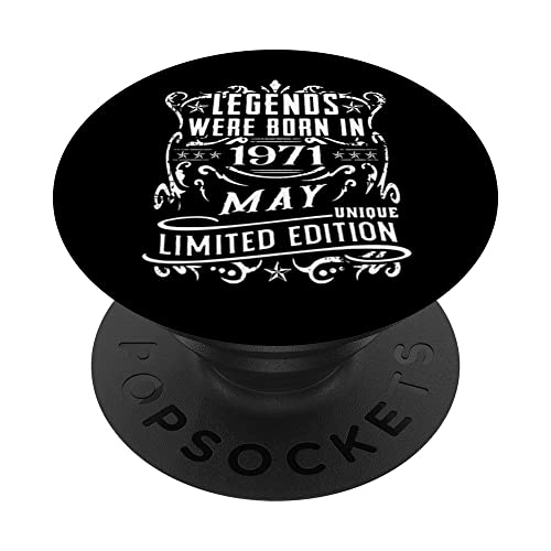 Comprar Navidad Cumpleaños Mayo 1971 Edición Limitada Regalo Legend May PopSockets PopGrip Intercambiable Rebajas 2024 | regaloscumple.com