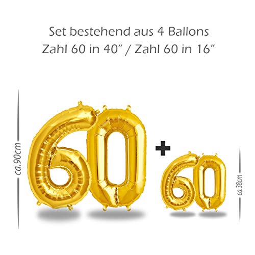 Comprar ahora FUNXGO globo numero 60 dorado - numero 60 globo cumpleaños - globo 60 dorado - número 60 cumpleaños globo dorado - globo numero 60 gigante - globos número 60 - decoracion 60 cumpleaños