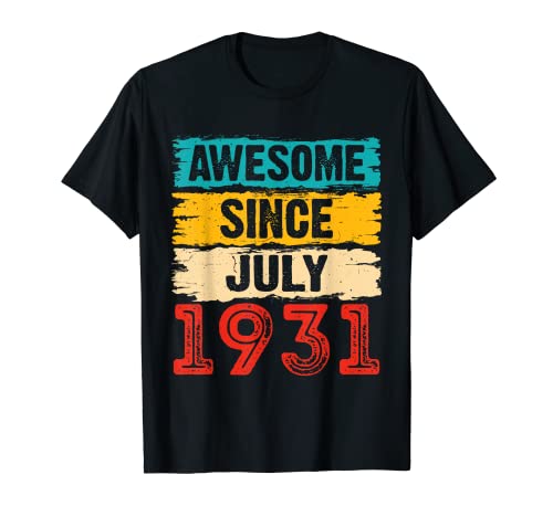 Consigue ahora Regalos 92 años impresionantes Catálogo desde julio 1931 92 cumpleaños Camiseta Ofertas 2024 | regaloscumple.com