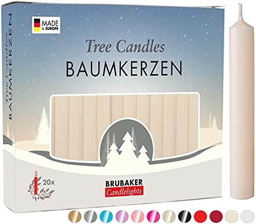 Consigue ahora BRUBAKER 20 Paquetes Cera para Velas Árbol - Velas Navidad Velas Piramidales BlackFriday Velas Árbol Navidad - Champán Rebajas 2024 | regaloscumple.com