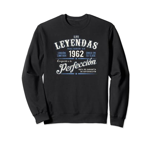 Consigue ahora Las Leyendas Nacieron En 1962 Vintage 62 Cumpleaños Sudadera Promoción Ofertas 2024 | regaloscumple.com