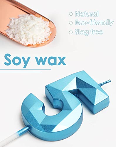 Mejores precios 3D Velas   16 cumpleaños  vela número 16  velas azules  vela   cumpleaños para pasteles  vela   feliz cumpleaños  velas   pasteles  decoraciones para tartas fiestas cumpleaño  bodas   celebración