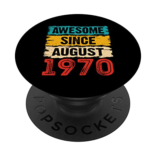 Comprar Promoción Regalos 53 años impresionantes desde agosto 1970 PopSockets PopGrip Intercambiable Ofertas 2024 | regaloscumple.com