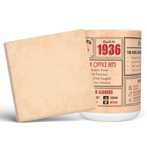 Consigue ahora Mug Monster - Regalo cumpleaños 87 – Taza vuelta en 1936 en este año regalo para hombres y mujeres regalos cumpleaños para mujeres Navidad regalos cumpleaños para hombres 87 aniversario taza Ofertas 2024 | regaloscumple.com