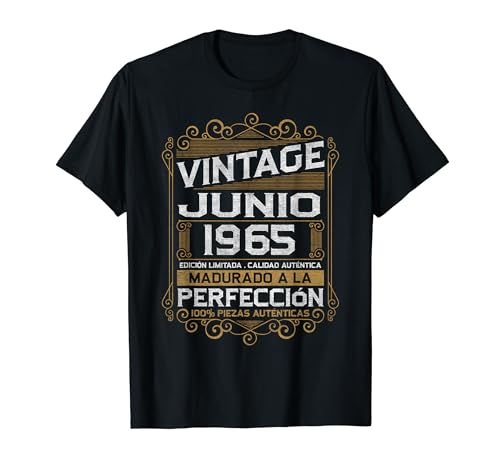 Oferta Junio Vintage 58 Cumpleaños Camiseta