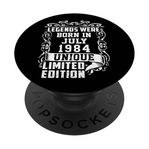 Comprar Cumpleaños Julio Catálogo 1984 Edición Limitada Regalo Legend July PopSockets PopGrip Adhesivo Rebajas 2025 | regaloscumple.com