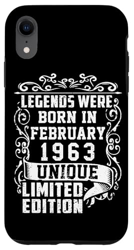 Comprar Carcasa Regalos para iPhone XR Cumpleaños Febrero 1963 Edición Limitada Regalo February Rebajas 2025 | regaloscumple.com