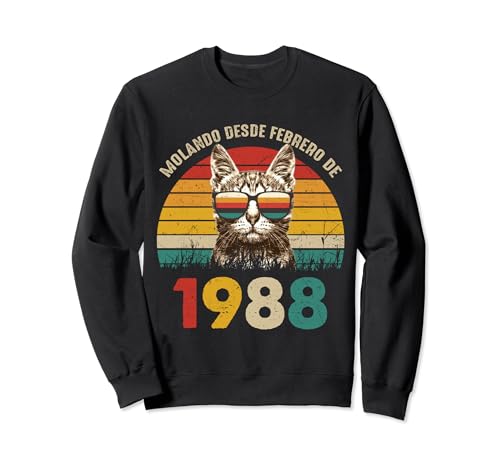 Consigue ahora Molando Desde Febrero 1988 Cumpleaños 36 Años Cumpleaños Sudadera Top Precio 2024 | regaloscumple.com