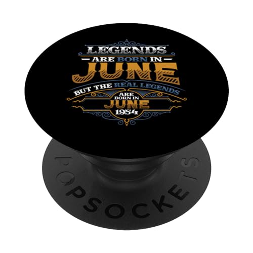 Comprar Las leyendas nacen en junio 1954 70 cumpleaños para hombre PopSockets Ideas para regalar PopGrip Intercambiable Top Precio 2024 | regaloscumple.com