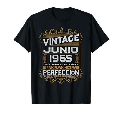 Comprar Junio 1965 Vintage Regalo 58 BlackFriday Años Cumpleaños Hombre Camiseta Top Precio 2024 | regaloscumple.com