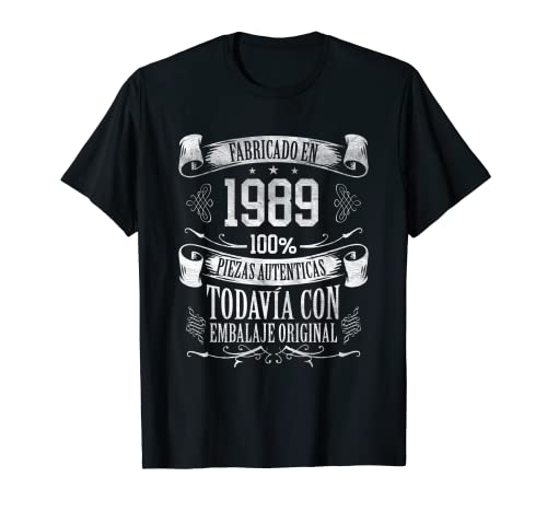 Oferta 34 Cumpleaños Nacido 1989 34 Camiseta