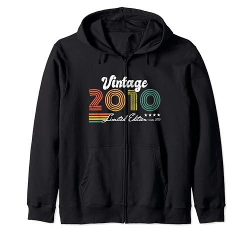 Comprar Cumpleaños Vintage 2010 Edición Limitada - 2010 Catálogo Sudadera con Capucha Ofertas 2023 | regaloscumple.com