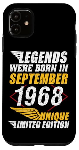 Comprar Carcasa para iPhone 11 Cumpleaños Navidad Septiembre 1968 Edición Limitada Regalo Vintage Ofertas 2024 | regaloscumple.com