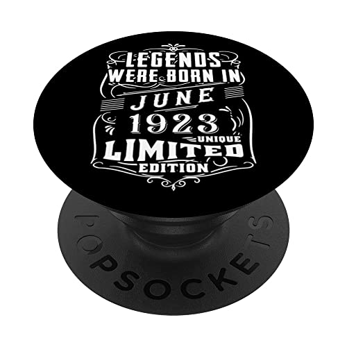 Comprar Cumpleaños Junio 1923 Edición Limitada Regalo Legend June PopSockets PopGrip Navidad Intercambiable Top Precio 2024 | regaloscumple.com