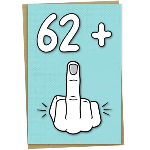 Consigue ahora Mug Monster Tarjeta 63 cumpleaños 62 + 1 divertida tarjeta BlackFriday cumpleaños para mujeres u hombres 63 años Rebajas 2024 | regaloscumple.com