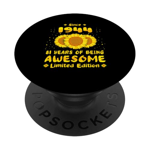 Comprar 81 cumpleaños 81 años impresionante amante del girasol nacido Ideas para regalar 1944 PopSockets PopGrip Adhesivo Rebajas 2024 | regaloscumple.com