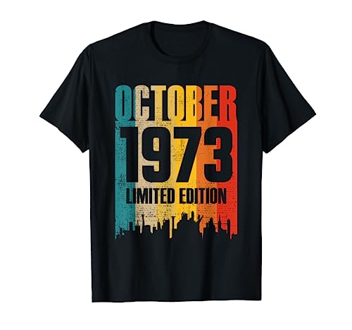 Oferta Octubre Años Cumpleaños Limitada Camiseta