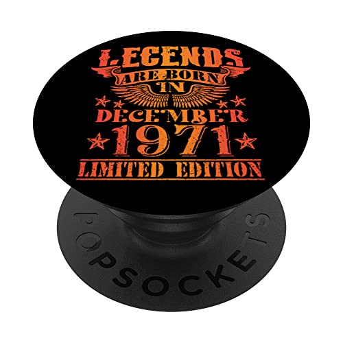 Comprar Cumpleaños Diciembre 1971 Edición Limitada Regalo Navidad Vintage PopSockets PopGrip Intercambiable Rebajas 2025 | regaloscumple.com