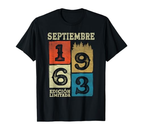 Comprar Ideas para regalar Septiembre 1963 Vintage - 61 Años Regalo Cumpleaños Hombre Camiseta Ofertas 2024 | regaloscumple.com