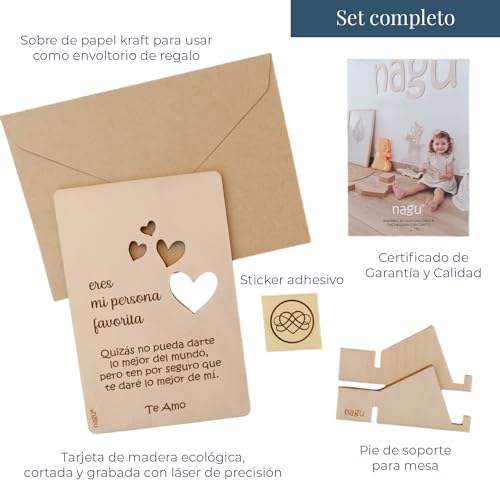 Comprar ahora Tarjeta Amor Mi Persona Favorita, Tarjeta Regalo Amazon con Frase Amor