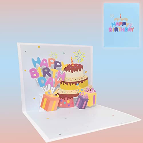 Consigue ahora 通用 Tarjeta felicitación cumpleaños feliz cumpleaños 3D tarjeta felicitación cumpleaños para niños mujeres mamá papá mujer hombre Cumpleaños negocios felicitaciones Rebajas 2024 | regaloscumple.com