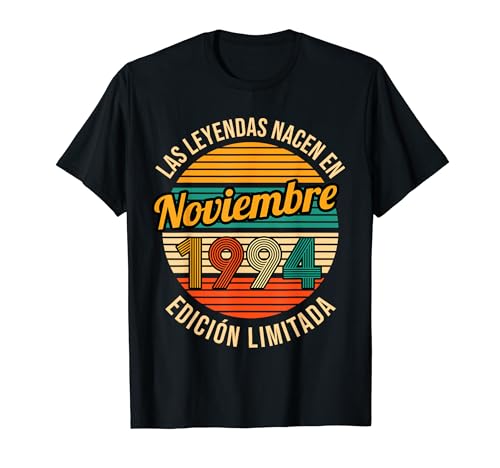 Comprar Las Leyendas nacen en Noviembre Cumpleaños 1994 29th Birthday Camiseta Top Precio 2024 | regaloscumple.com