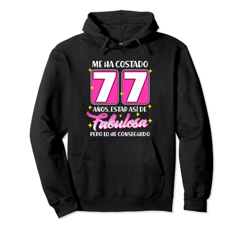 Comprar 77 Años Fabulosa Cumpleaños 77 Sudadera con Catálogo Capucha Ofertas 2025 | regaloscumple.com