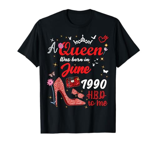 Consigue ahora Junio 1990 Cumpleaños Esta Reina BlackFriday Nació En Junio 1990 Camiseta Rebajas 2025 | regaloscumple.com