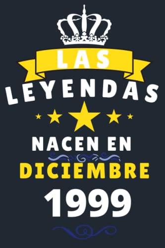 Comprar Las leyendas Nacen En Diciembre 1999: Cumpleaños Cuaderno notas cumpleaños 21 años para mujer hombre Diario para regalo cumpleaños ideal para abuelos padres madres Rebajas 2025 | regaloscumple.com