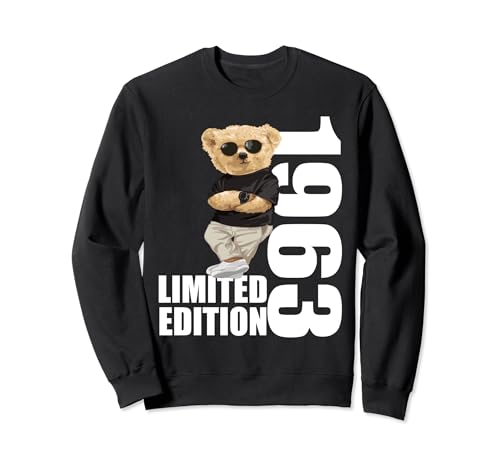 Comprar Edición Limitada 1963 Osos Ideas para regalar Cumpleaños 1963 Vintage 1963 Sudadera Top Precio 2024 | regaloscumple.com