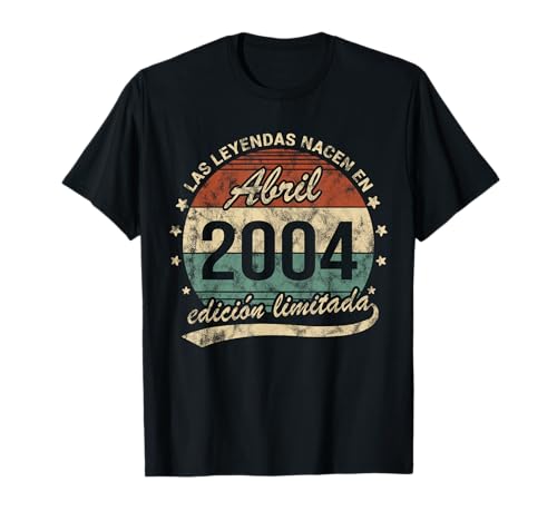 Comprar Leyendas Nacen En Abril 2004 Cumpleaños Chico Chica Camiseta Cumpleaños Rebajas 2023 | regaloscumple.com