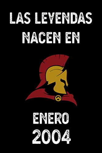 Comprar Las leyendas nacen en enero 2004: cuaderno Regalos cumpleaños regalos cumpleaños para niños niñas cumpleaños 17 años 6 "x 9" pulgadas 120 páginas. Rebajas 2024 | regaloscumple.com