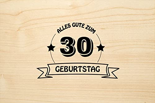 Consigue ahora Holzgrusskarten 30 cumpleaños original 100% hecho a mano en Austria hecho Regalos madera roble tarjeta cumpleaños tarjeta felicitación tarjeta plegable postal Rebajas 2023 | regaloscumple.com