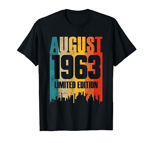 Oferta Agosto Años Cumpleaños Limitada Camiseta