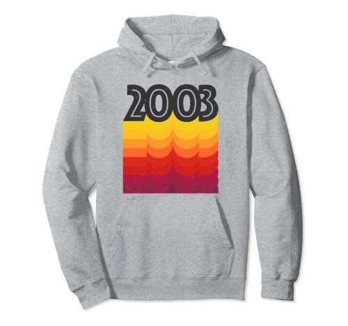 Comprar Estilo Vintage Cumpleaños 2003 Promoción Sudadera con Capucha Rebajas 2024 | regaloscumple.com