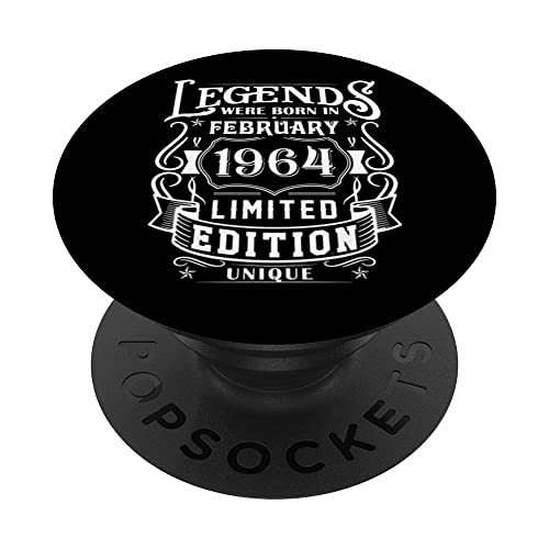 Comprar Cumpleaños Febrero 1964 Edición Limitada Regalo February PopSockets PopGrip Intercambiable Top Regalos Precio 2024 | regaloscumple.com