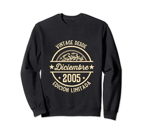 Comprar Promoción Cumpleaños Hombre Regalos Vintage Desde Diciembre 2005 Sudadera Rebajas 2025 | regaloscumple.com