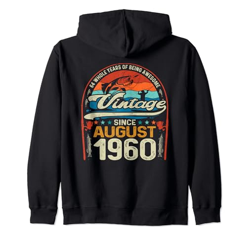 Oferta Vintage cumpleaños años nacidos agosto Sudadera Capucha
