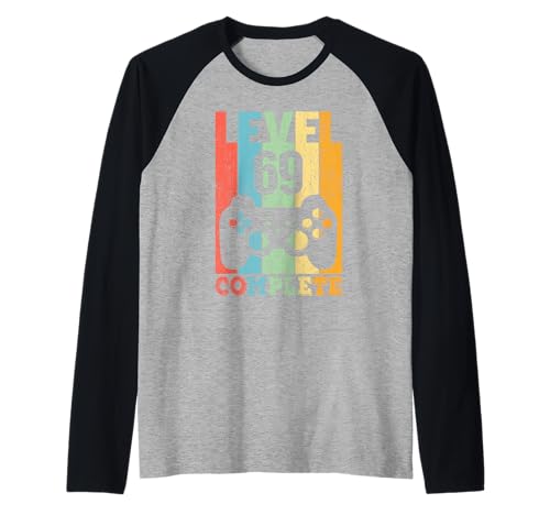 Comprar Libro visitas 69 cumpleaños para hombre y mujer BlackFriday diseño 69 años 1953 Camiseta Manga Raglan Top Precio 2023 | regaloscumple.com