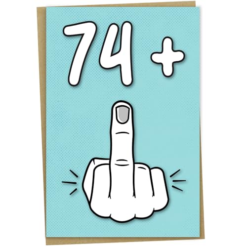 Consigue ahora Mug Monster Tarjeta 75 cumpleaños 74 + 1 divertida tarjeta cumpleaños para mujeres u hombres 75 Regalos años Top Precio 2024 | regaloscumple.com