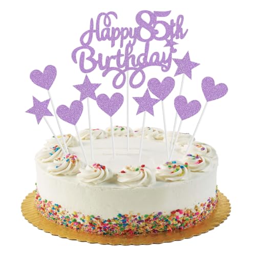 Comprar ahora 85 cumpleaños hombre decoración 85 cumpleaños mujer decoración para tartas regalo para 85 cumpleaños mujeres lila cumpleaños 85 hombres 85 años decoración   cumpleaños globo 85 cumpleaños 85 años