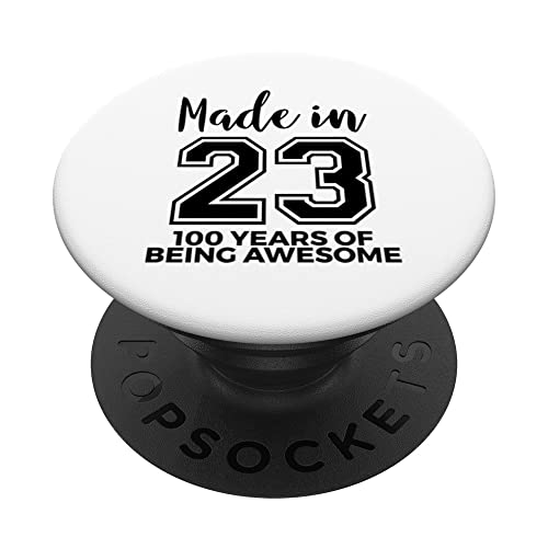 Comprar 100 cumpleaños hombres mujeres 100 años ser impresionante Catálogo PopSockets PopGrip Intercambiable Top Precio 2024 | regaloscumple.com